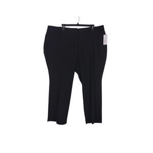 Liz Claiborne Audra Curvy Women's Black Trouser 24 WS Short